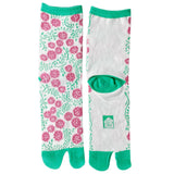 Tabi Socks White Clover Green