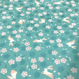 Cloth Rabbit and Sakura Blue