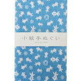 Tenugui Towel Komon Kingyo