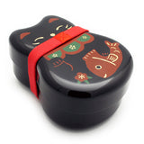 Lunch Box Manekineko Black