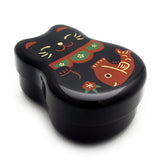 Lunch Box Manekineko Black