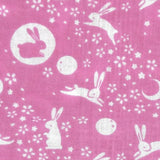 Tenugui Rabbit Pink