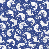 Tenugui Towel Komon Kujira