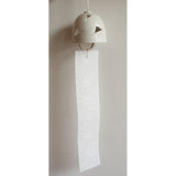 Ceramic Wind Chime Triangle Sukashi White By Masahiro Ito
