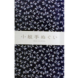 Tenugui Towel Komon Dragonfly Navy