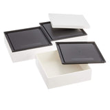 Jubako 3-Tier White 15cm
