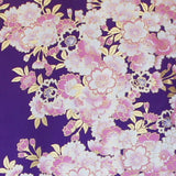 Yukata Robe for Women Sakura Purple