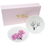 Sake Cups 2pcs Set Sakura Reikan