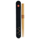 Chopsticks and Case Black Cat