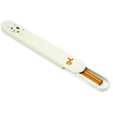 Chopsticks and Case Set Manekineko White