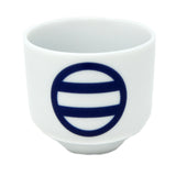 Sake Cup Family Crest Marunifutatsuhiki
