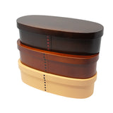 Lunch Box Slim Magewappa Light Brown 1 Tier