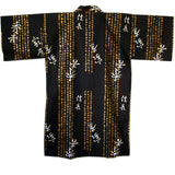 Yukata Robe for Men Shogun Black